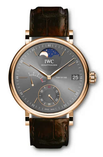 IWC Portofino Hand-Wound Eight Days Moonphase Red Gold / Ardoise IW5164-03 (IW516403)